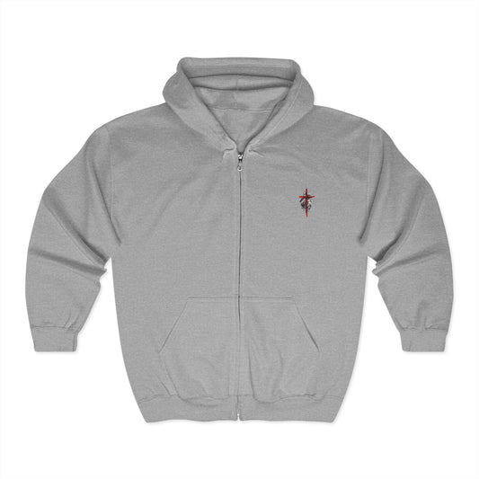 I Belong to God Hoddie (Pump cover) Unisex Heavy Blend™ Full Zip Hoodie - 'I Belong to God' - Faith-Inspired Comfort Wear